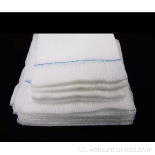 Jednorázový prodyšný gázový tampon ze 100% bavlny
